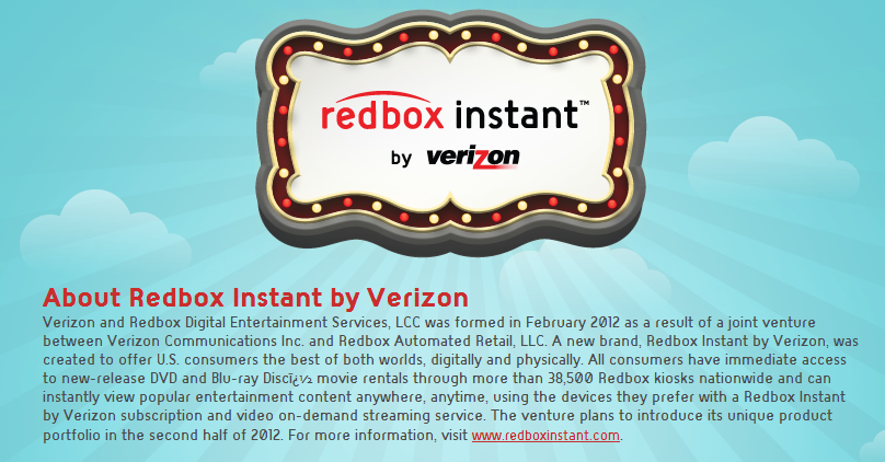 About Redbox Instant Streaming Service