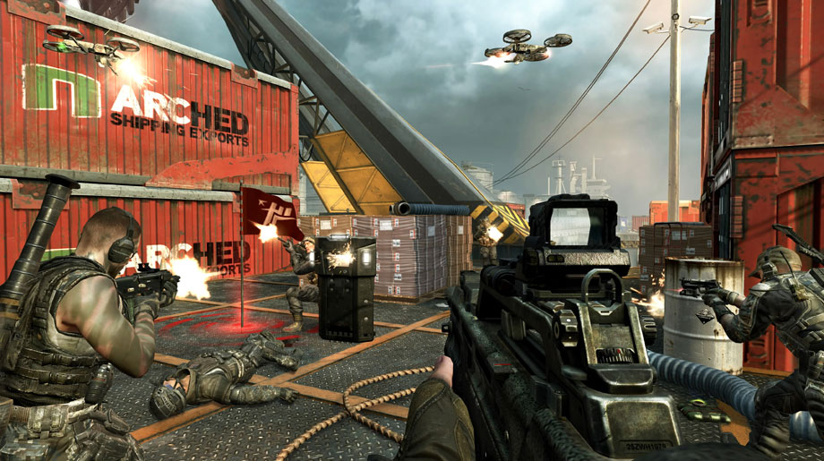 Call of Duty Black Ops II Multiplayer on Cargo- Rush